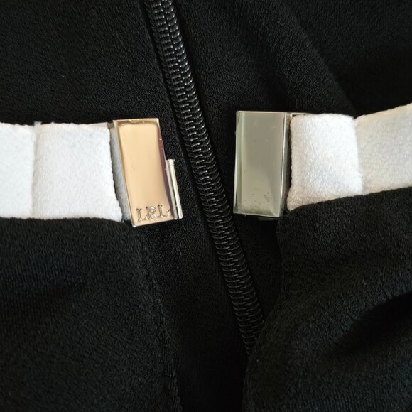 Ralph Lauren Wide Leg Belted Jumpsuit SZ S Black - Picture 9 of 10